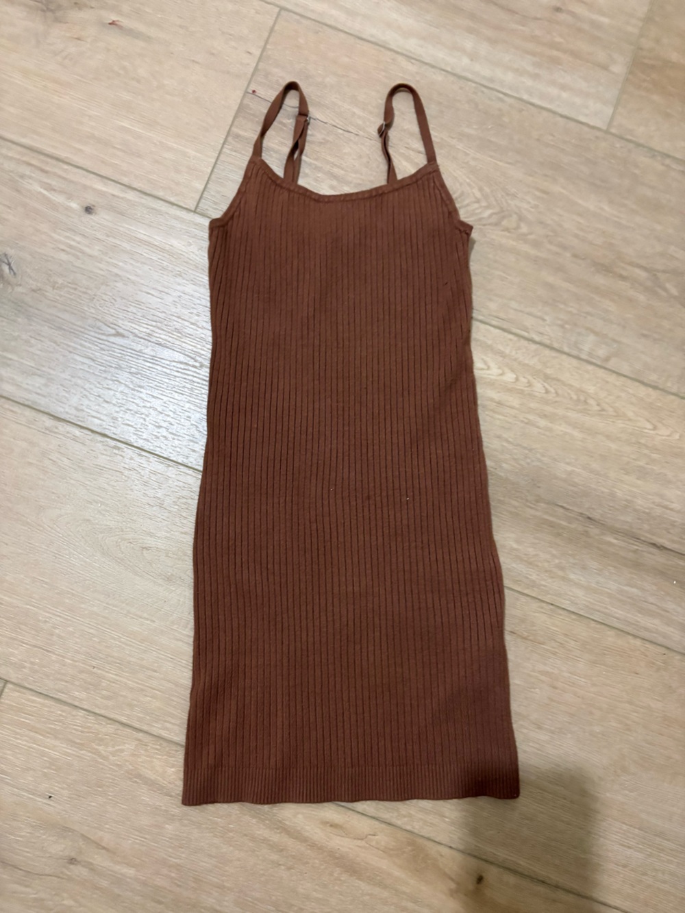 Forever 21 Ribbed tank in Rust